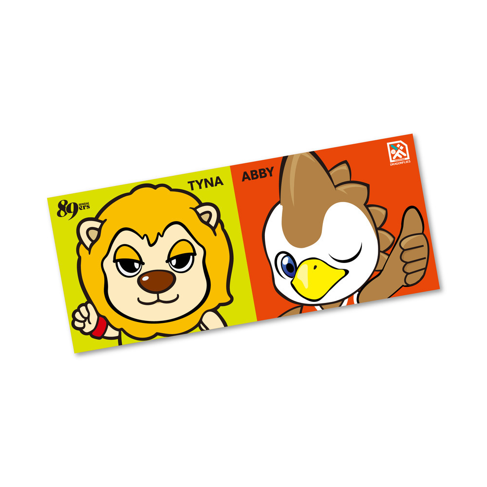 ティナ×モヒカンアビィ コラボタオル 詳細画像 1カラー 1